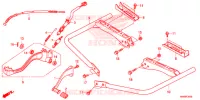 PEDALE   REPOSE PIED pour Honda FOURTRAX 520 FOREMAN 4X4 ES PS 2020