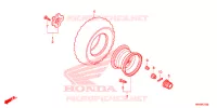 ROUE ARRIERE pour Honda FOURTRAX 520 FOREMAN 4X4 ES PS 2020