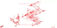 BRAS ARRIERE pour Honda FOURTRAX 520 RUBICON 4X4 EPS RED 2020