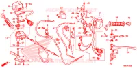 COMMODO   LEVIER   CABLE pour Honda FOURTRAX 520 RUBICON 4X4 EPS RED 2020