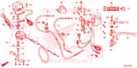 COMMODO   LEVIER   CABLE pour Honda FOURTRAX 520 RUBICON 4X4 EPS BROWN 2020