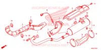 SILENCIEUX D'ECHAPPEMENT pour Honda FOURTRAX 520 RUBICON 4X4 EPS BROWN 2020
