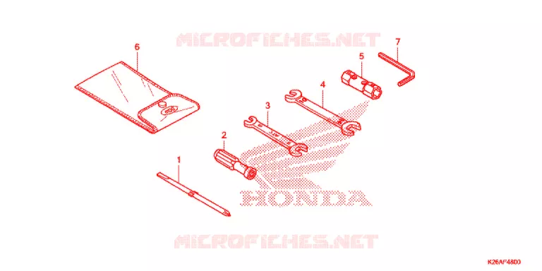 OUTIL Honda MOTO 125 MSX 2020  MSX125AL