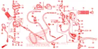 LEVIER DE GUIDON   CABLE   COMMODO pour Honda FOURTRAX 420 RANCHER 4X4 Manual Shift 2020