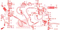 LEVIER DE GUIDON   CABLE   COMMODO pour Honda FOURTRAX 420 RANCHER 4X4 EPS Manual Shift 2020