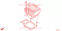 CYLINDRE pour Honda FOURTRAX 520 FOREMAN 4X4 EPS 2020
