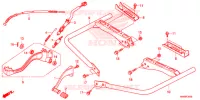 PEDALE   REPOSE PIED pour Honda FOURTRAX 520 FOREMAN 4X4 EPS 2020