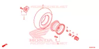 ROUE ARRIERE pour Honda FOURTRAX 520 FOREMAN 4X4 EPS 2020