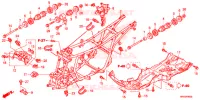 CADRE pour Honda FOURTRAX 520 FOREMAN 4X4 EPS 2020