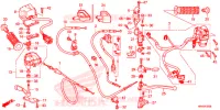 LEVIER DE GUIDON   CABLE   COMMODO pour Honda FOURTRAX 520 FOREMAN 4X4 ES PS 2020