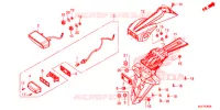 FEU ARRIERE pour Honda CBR 650 F 35KW RED 2018